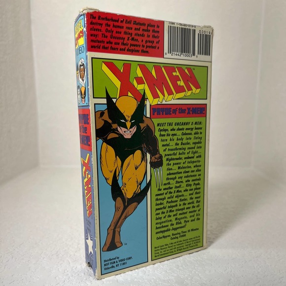 VINTAGE Pryde of the X-Men 1991 VHS Marvel Comics‎ Video - Picture 2 of 7
